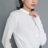 レディース トップス ギャザーネックテレコリブトップス | mili an deni | 詳細画像6