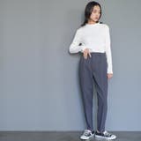 レディース トップス ギャザーネックテレコリブトップス | mili an deni | 詳細画像9