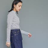 レディース トップス ギャザーネックテレコリブトップス | mili an deni | 詳細画像15