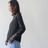 レディース トップス ギャザーネックレース切替トップス | mili an deni | 詳細画像15 