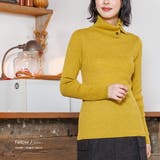 洗える ウォッシャブルドクターネックリブニット タートルネック | mili an deni | 詳細画像8 