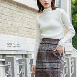 オフホワイト | 洗える ウォッシャブルボトルネックリブニット ボトルネック | mili an deni