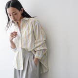 カラーストライプシャツ ブラウス コットン | mili an deni | 詳細画像7 