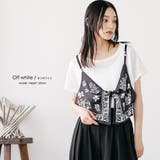 バンダナキャミレイヤードトップス レイヤード風 クルーネック | mili an deni | 詳細画像6 