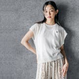 バンダナスカーフ付き半袖ニットトップス クルーネック シアートップス | mili an deni | 詳細画像8 