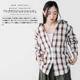 マドラスチェックシャツトップス ブラウス レギュラーカラー | mili an deni | 詳細画像2