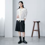 セーラーカラーボーダーニットプルオーバー ボーダー 襟取り外し可能 | mili an deni | 詳細画像9 