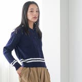 ポロケーブルニットプルオーバー トップス ポロ襟 | mili an deni | 詳細画像17 