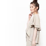 フリル袖トップス シルクタッチメランジ ボートネック | mili an deni | 詳細画像8