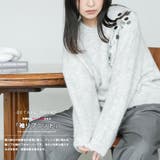 スパンコールニットプルオーバー トップス 厚手 | mili an deni | 詳細画像6 