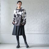 カウ柄シャギーニットプルオーバー トップス 厚手 | mili an deni | 詳細画像11 