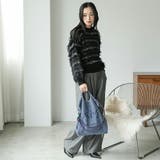 ミックスヤーンシャギーニットプルオーバー トップス ニット素材 | mili an deni | 詳細画像13 