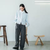 襟レースストライプブラウス ブラウス レディース | mili an deni | 詳細画像15 