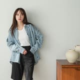 オーバーサイズハート刺繍デニムシャツ ハート刺繍 デニムシャツ | mili an deni | 詳細画像7 