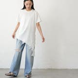 裾レース スリット Tシャツ | mili an deni | 詳細画像16 