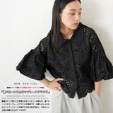 スカラップレース ブラウス レディース | mili an deni | 詳細画像2 