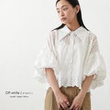 スカラップレース ブラウス レディース | mili an deni | 詳細画像6 