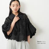 スカラップレース ブラウス レディース | mili an deni | 詳細画像12 