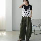 ハートクロシェキャミTシャツセット レディース かぎ針編み | mili an deni | 詳細画像9