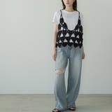 ハートクロシェキャミTシャツセット レディース かぎ針編み | mili an deni | 詳細画像15