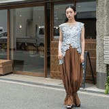 アシンメトリーフラワーレースベスト レディース 花柄レース | mili an deni | 詳細画像13