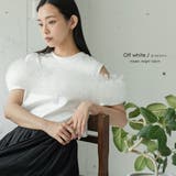 チェストチュールTシャツ レディース 半袖 | mili an deni | 詳細画像5