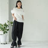 チェストチュールTシャツ レディース 半袖 | mili an deni | 詳細画像9