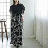 袖ティアードチュールTシャツ レディース 半袖 | mili an deni | 詳細画像16