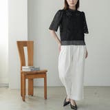 カットワークレース スタンドカラーブラウス レディース | mili an deni | 詳細画像8