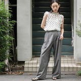 ノースリーブドットシアーブラウス レディース ドット柄 | mili an deni | 詳細画像9