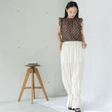 ノースリーブドットシアーブラウス レディース ドット柄 | mili an deni | 詳細画像13