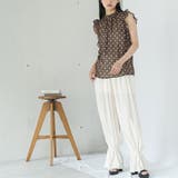 ノースリーブドットシアーブラウス レディース ドット柄 | mili an deni | 詳細画像14