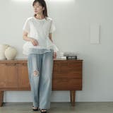裾ティアードレーストップス レディース 半袖 | mili an deni | 詳細画像10