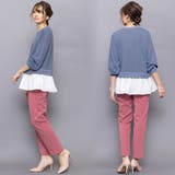 布帛切替ニットPO ストレッチ起毛 クルーネック | mili an deni | 詳細画像12 