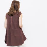 ワッフルコットンティアードトップス バックスナップボタン ノースリーブ | mili an deni | 詳細画像8 