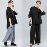 オーバーシャツ バックギャザー サイドスリット | mili an deni | 詳細画像13 