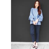 袖裾スカラップブラウス ボリューム袖 袖コンシャス | mili an deni | 詳細画像11 