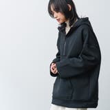 ハーフジッププルオーバー フード プルオーバー | mili an deni | 詳細画像14 