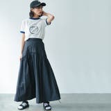 リンガー半袖Tシャツ パイピング サーフプリント | mili an deni | 詳細画像13 