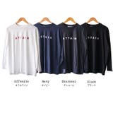 フォントプリントTシャツ フォントロゴ フロントプリント | mili an deni | 詳細画像24 