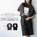 半袖フォトプリントTシャツ プリント コットン | mili an deni | 詳細画像2