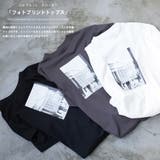 半袖フォトプリントTシャツ プリント コットン | mili an deni | 詳細画像5