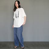 半袖フォトプリントTシャツ プリント コットン | mili an deni | 詳細画像10