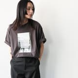 半袖フォトプリントTシャツ プリント コットン | mili an deni | 詳細画像12