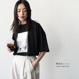 半袖フォトプリントTシャツ プリント コットン | mili an deni | 詳細画像15