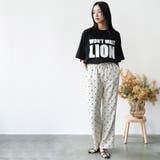 半袖ビッグロゴプリントTシャツ プリント コットン | mili an deni | 詳細画像18 