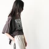 半袖シティスケープフォトプリントTシャツ プリント コットン | mili an deni | 詳細画像12