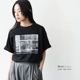 半袖シティスケープフォトプリントTシャツ プリント コットン | mili an deni | 詳細画像16