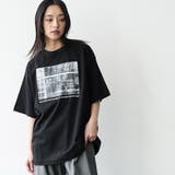 半袖シティスケープフォトプリントTシャツ プリント コットン | mili an deni | 詳細画像18