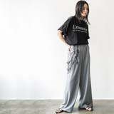 半袖フレンチロゴプリントTシャツ プリント コットン | mili an deni | 詳細画像17 